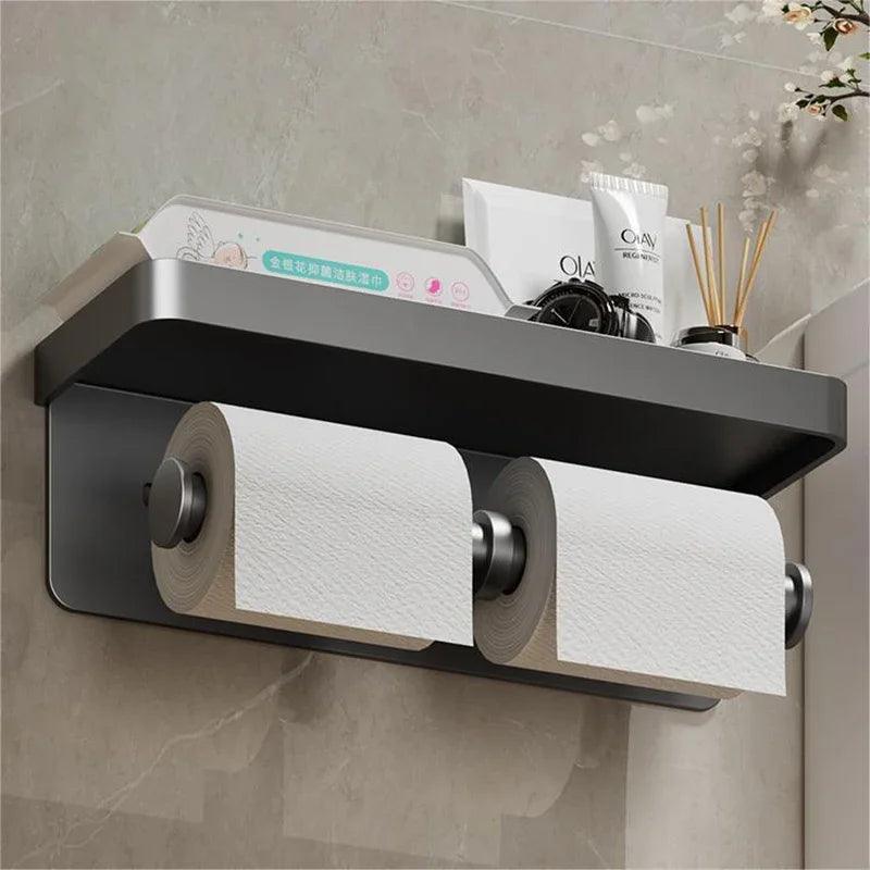 Suporte para Papel Higiênico em Liga de Alumínio Mup-0146-OutletMup-OutletMup