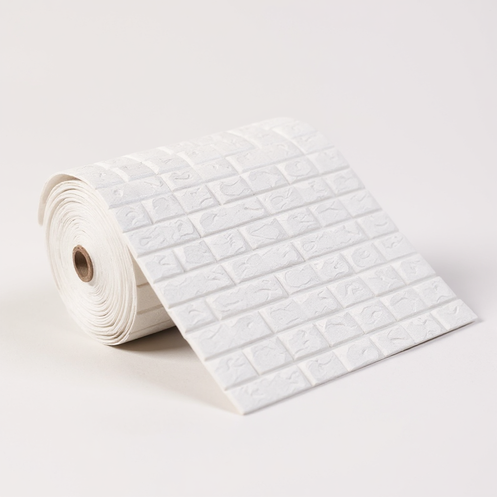Papel de Parede 3D Tijolos Autoadesivo (Rolo 10m de Comprimento) Mup