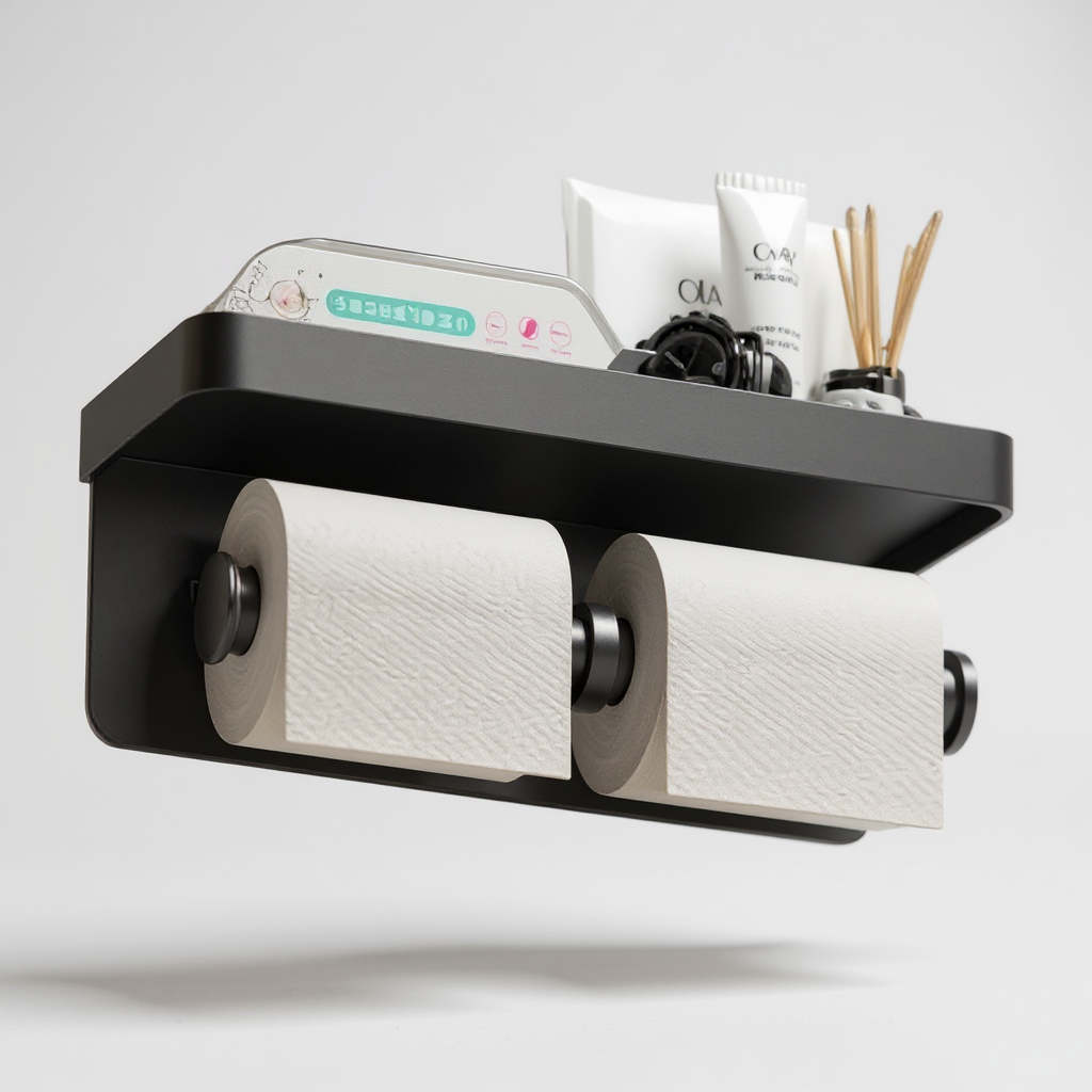 Suporte para Papel Higiênico em Alumínio