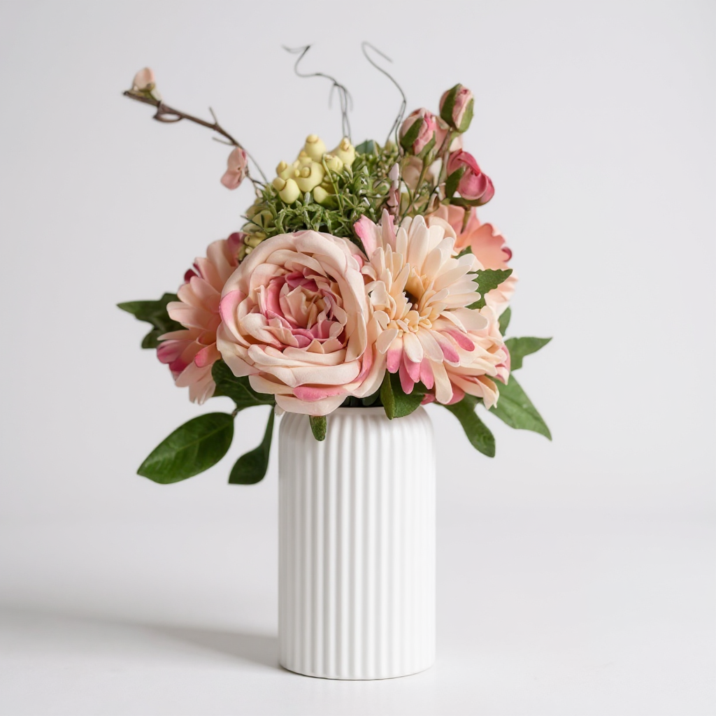 Vaso Decorativo com Acabamento Cerâmico